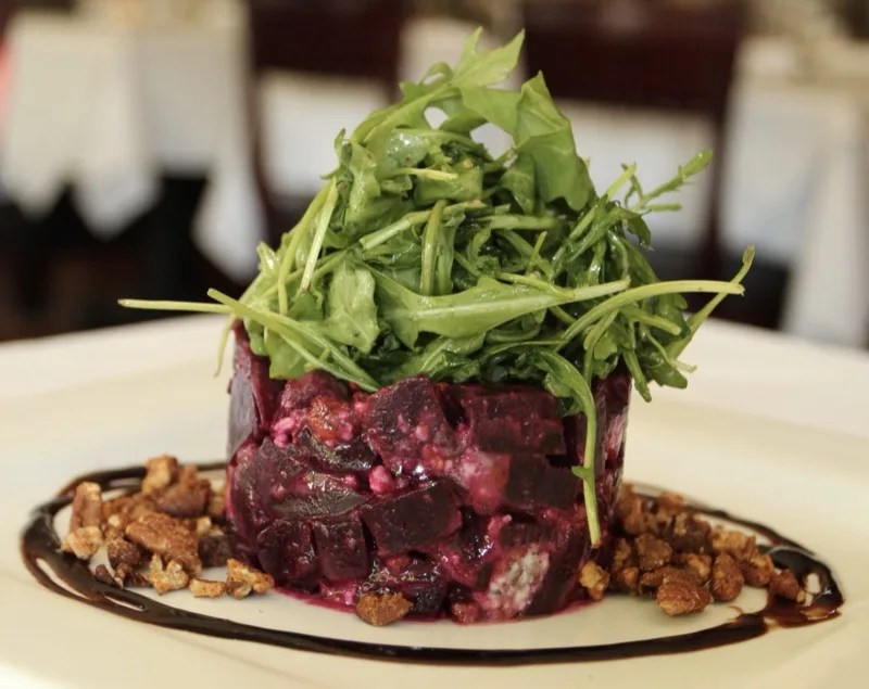 Roasted beet salad